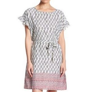 Ruffle Sleeve Tie Waist Dress NWOT